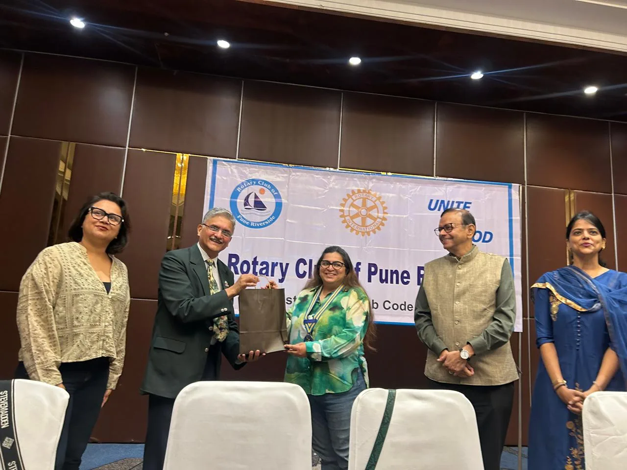 Dr. Pankaj Jindal felicitated as invited speaker at Rotary Club of Pune Riverside, June 2025